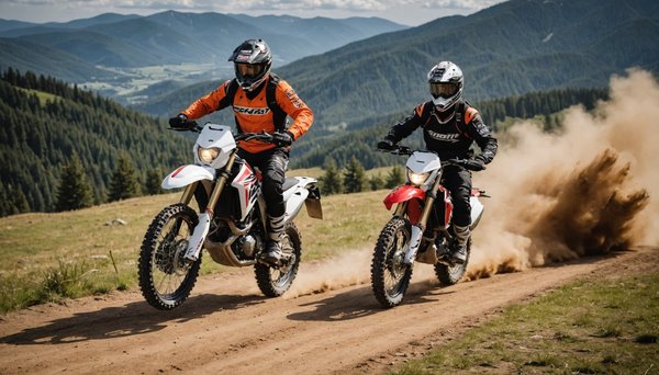 Le passage de la moto de route à la moto d'enduro
